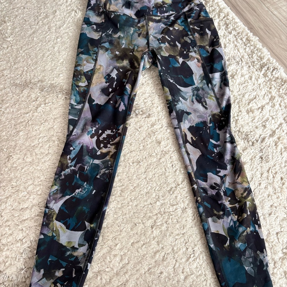 (2) RBX Multicolor Leggings Size Medium - Picture 3 of 4